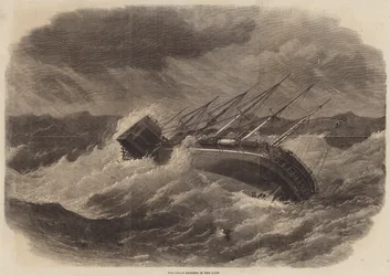 Le Great Eastern dans la tempête